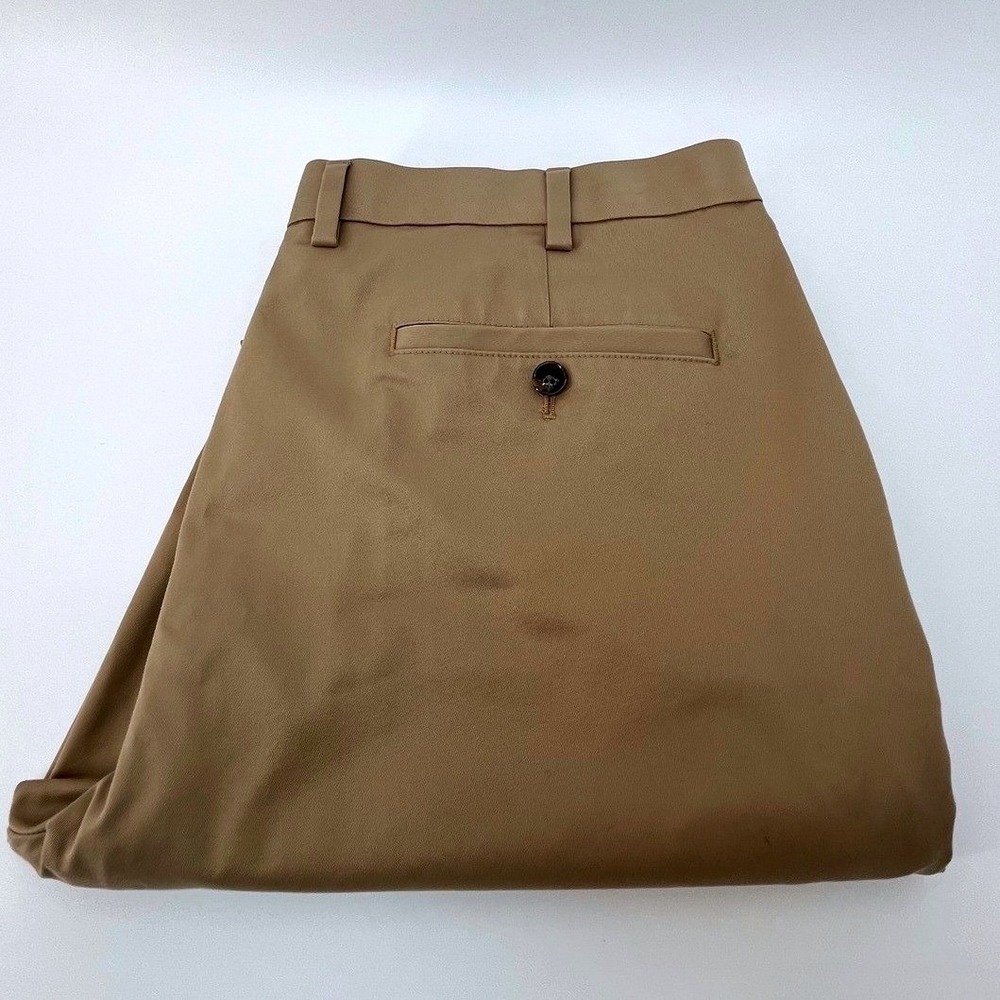 Brooks Brothers Advantage Chino Regular Fit Khaki Tan Pants Mens 38x30 Stretch